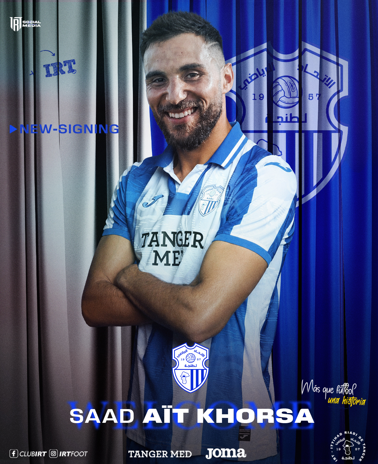 سعد أيت الخرصة يعزز الخط الدفاعي لاتحاد طنجة