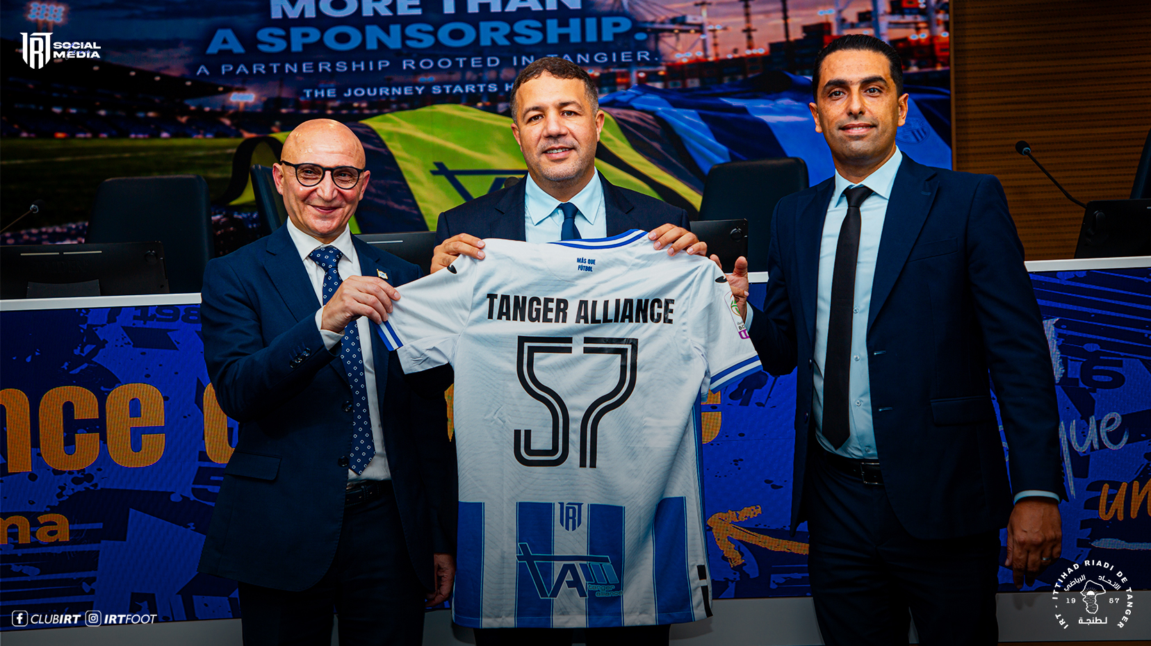 L’IRT et Tanger Alliance officialisent leur partenariat au Grand Stade de Tanger