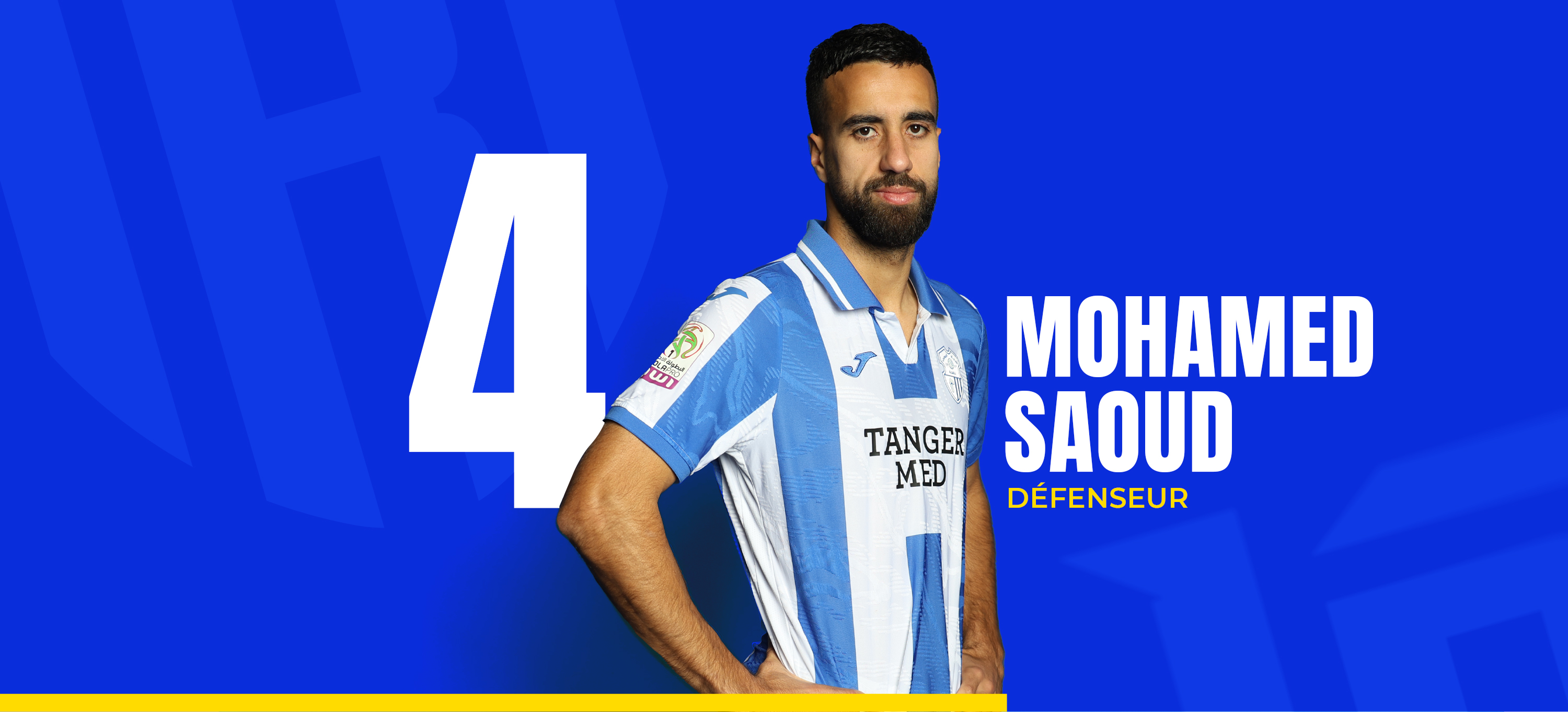 Mohammed Saoud : Entorse de la cheville droite, retour prévu fin mai 2026.