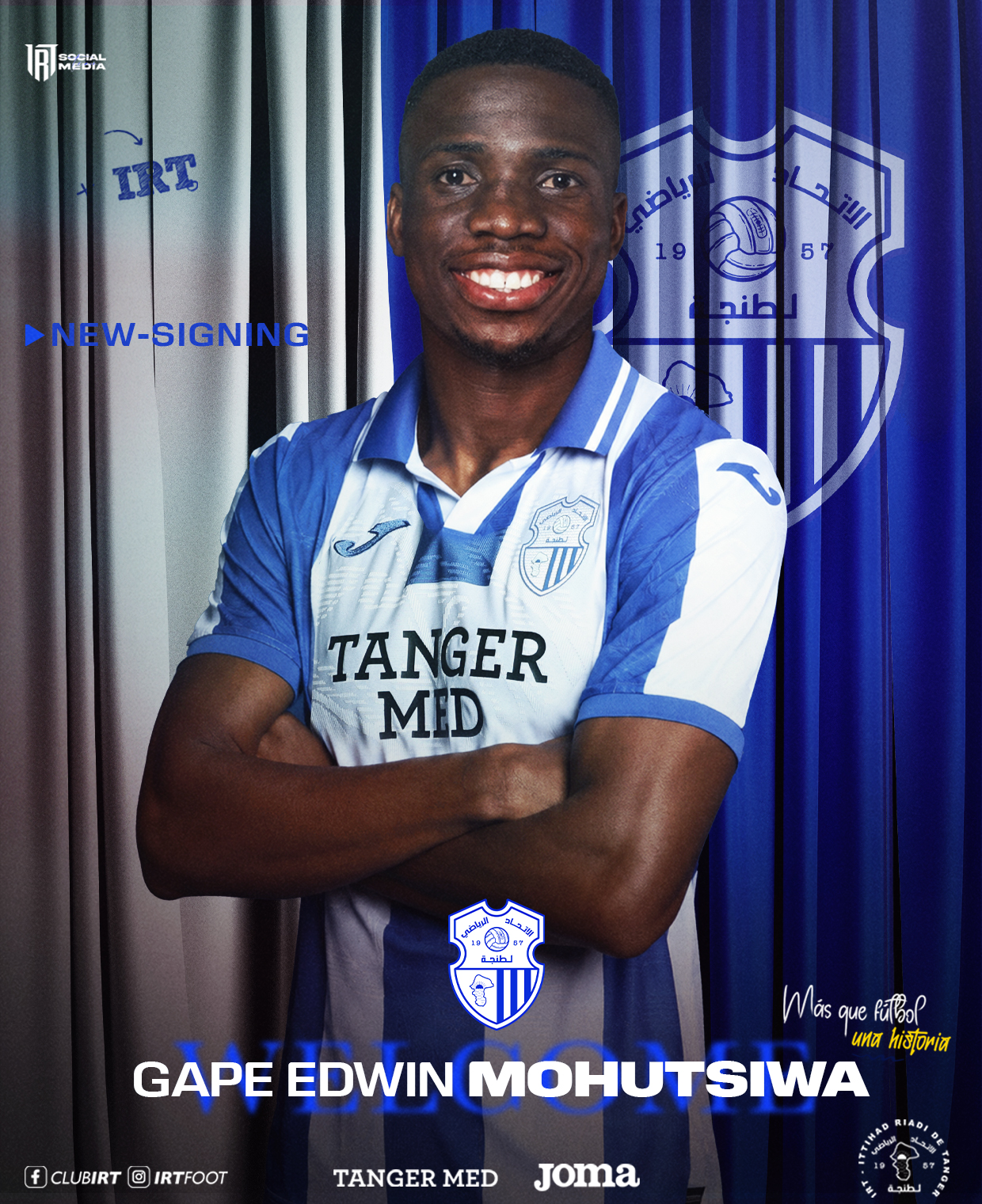 Gape Edwin Mohutsiwa.. Une expérience internationale pour renforcer le milieu de terrain
