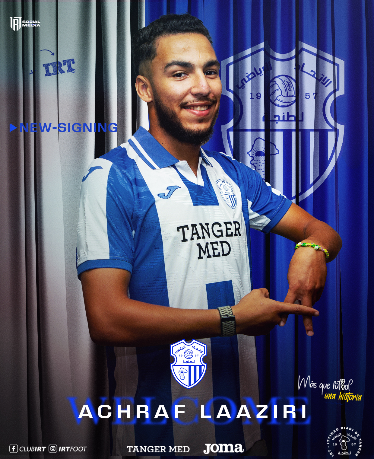 L’IRT annonce la signature d’Achraf Laâziri