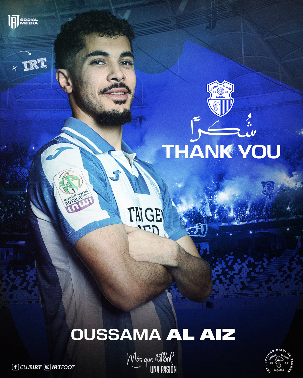 Merci Oussama El Laaz… L’IRT annonce la résiliation du contrat à l’amiable